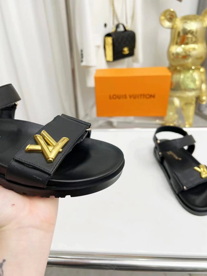 Louis Vuitton Womens Shoes Sandals Slippers Luxury Brand with Original Box Whatsapp 【+1-3239614486】