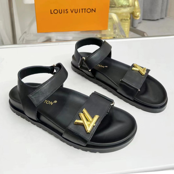 Louis Vuitton Womens Shoes Sandals Slippers Luxury Brand with Original Box Whatsapp 【+1-3239614486】
