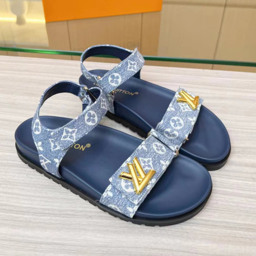 Louis Vuitton Womens Shoes Sandals Slippers Luxury Brand with Original Box Whatsapp 【+1-3239614486】