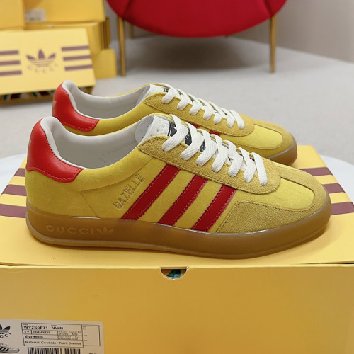 Gucci Adidas Gazelle Womens Shoes Sneakers Luxury Brand adidas x Gucci Gazelle sneaker with Original Box Whatsapp【+1-3239614486】