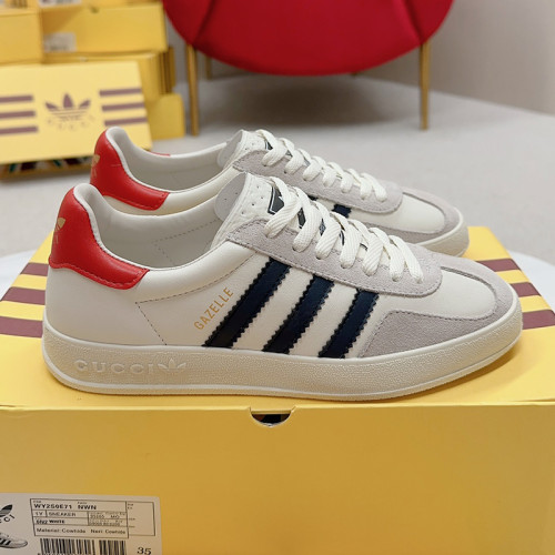 Gucci Adidas Gazelle Womens Shoes Sneakers Luxury Brand adidas x Gucci Gazelle sneaker with Original Box Whatsapp【+1-3239614486】
