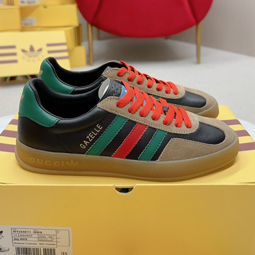 Gucci Adidas Gazelle Womens Shoes Sneakers Luxury Brand adidas x Gucci Gazelle sneaker with Original Box Whatsapp【+1-3239614486】