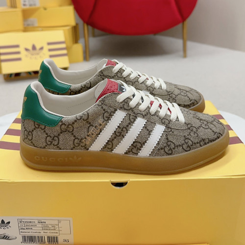 Gucci Adidas Gazelle Womens Shoes Sneakers Luxury Brand adidas x Gucci Gazelle sneaker with Original Box Whatsapp【+1-3239614486】