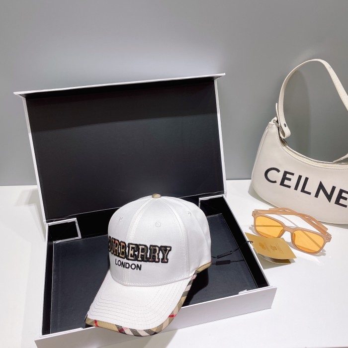 Burberry Womens Mens Cap Baseball Hat Luxury Brand with Original Box Whatsapp 【+1-3239614486】