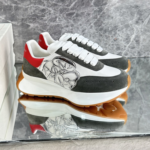 Alexander McQueen Mens Shoes Sneakers Fashion Design Luxury Brand Sprint Runner Sneaker with Original Box Whatsapp【+1-3239614486】