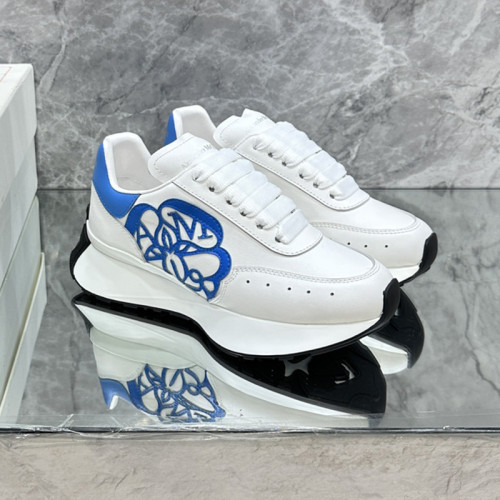 Alexander McQueen Mens Shoes Sneakers Fashion Design Luxury Brand Sprint Runner Sneaker with Original Box Whatsapp【+1-3239614486】
