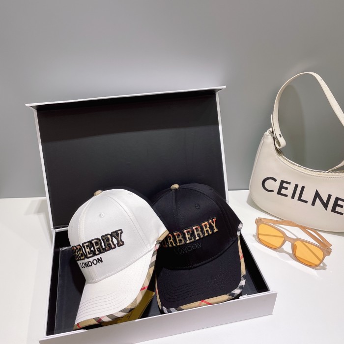 Burberry Womens Mens Cap Baseball Hat Luxury Brand with Original Box Whatsapp 【+1-3239614486】