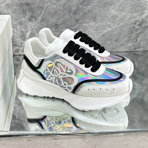 Alexander McQueen Mens Shoes Sneakers Fashion Design Luxury Brand Sprint Runner Sneaker with Original Box Whatsapp【+1-3239614486】