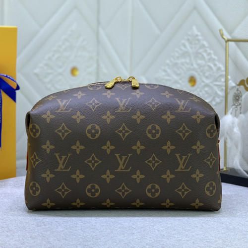 Louis Vuitton Womens Bags Clutch Luxury Brand Fashion Type M46458 Cosmetic Pouch GM with Original Box Whatsapp【+1-3239614486】