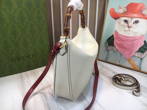 Gucci Womens Bags Shoulder Handbags Luxury Brand Gucci Diana medium shoulder bag in white leather Whatsapp 【+1-3239614486】