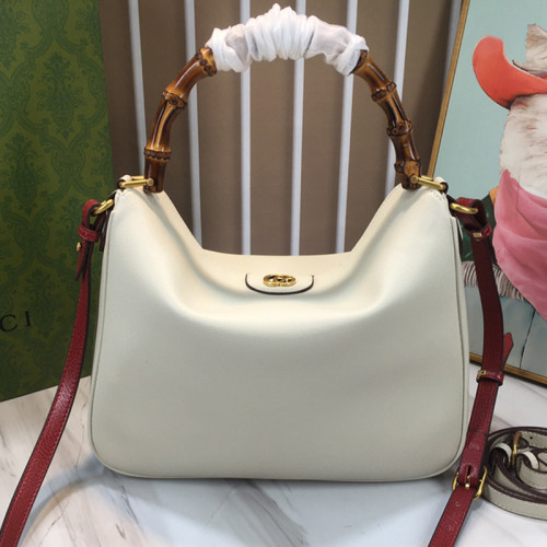 Gucci Womens Bags Shoulder Handbags Luxury Brand Gucci Diana medium shoulder bag in white leather Whatsapp 【+1-3239614486】