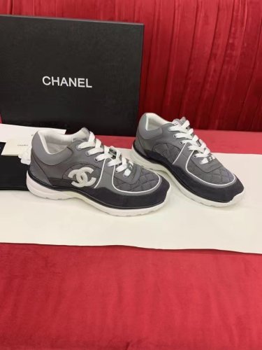 Chanel Women Shoes Sneakers Luxury Brand Sports Shoes Breathable Design with Original Box Whatsapp 【+1-3239614486】