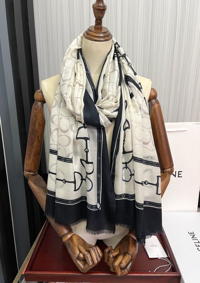 Celine Scarves Womens Fashion Scarf with Original Box Whatsapp【+1-3239614486】