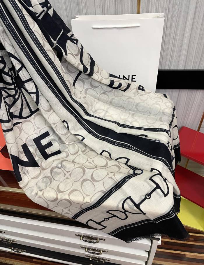 Celine Scarves Womens Fashion Scarf with Original Box Whatsapp【+1-3239614486】