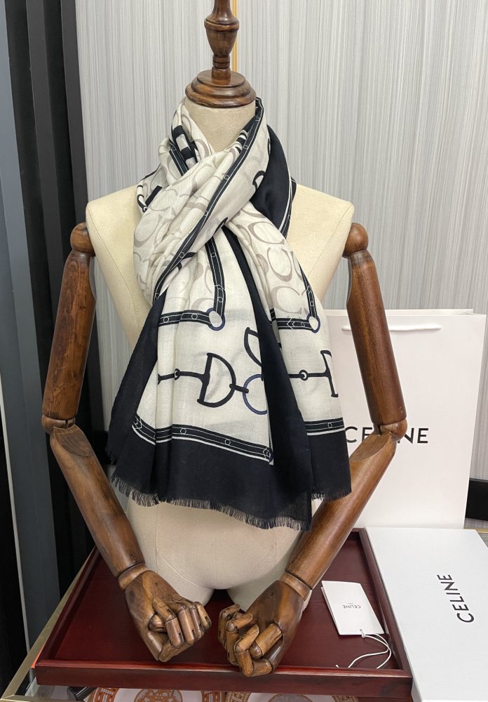 Celine Scarves Womens Fashion Scarf with Original Box Whatsapp【+1-3239614486】