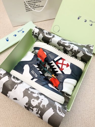 Off-White Men Shoes Sneakers Luxury Brand Off-White 3.0 Off Court Lace Up Sneakers High-Tops with Original Box Whatsapp【+1-3239614486】