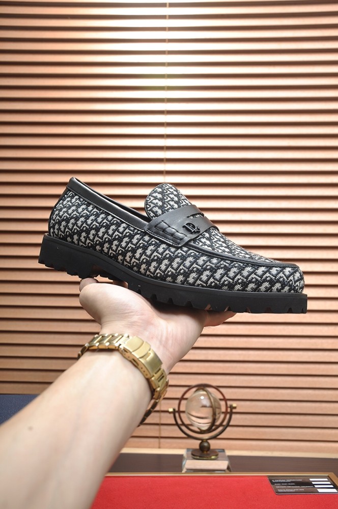 Dior Men Shoes Casual Dress Shoes Luxury Dior Explorer Loafer with Original Box Whatsapp【+1-3239614486】