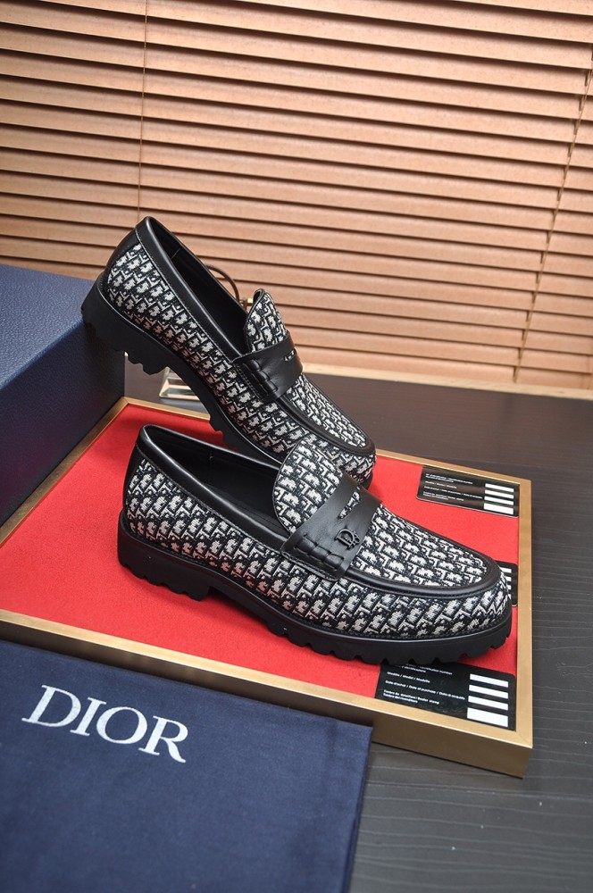 Dior Men Shoes Casual Dress Shoes Luxury Dior Explorer Loafer with Original Box Whatsapp【+1-3239614486】