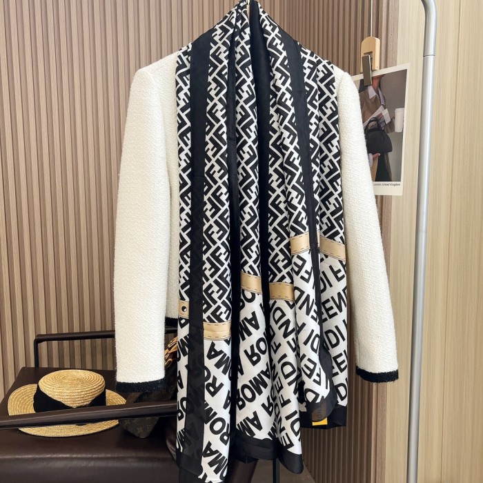 Fendi Scarves Womens Fashion Scarf with Original Box Whatsapp【+1-3239614486】