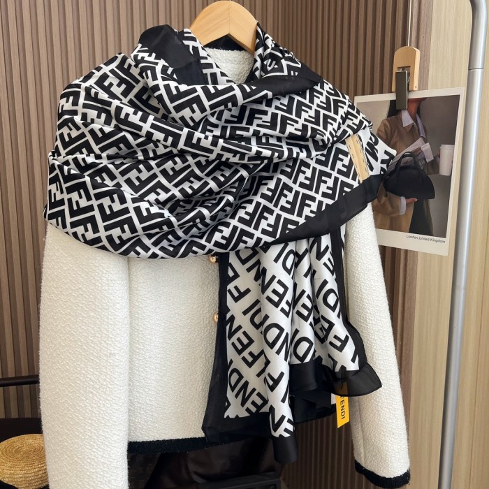Fendi Scarves Womens Fashion Scarf with Original Box Whatsapp【+1-3239614486】