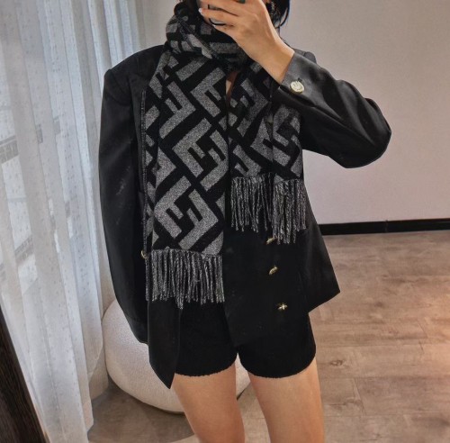 Fendi Scarves Men Womens Fashion Scarf with Original Box Whatsapp【+1-3239614486】