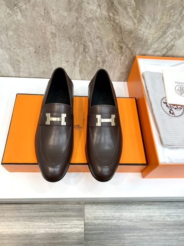 Hermes Mens Casual Shoes Fashion Dress Shoes for Men Luxury Brand with Original Box Whatsapp【+1-3239614486】