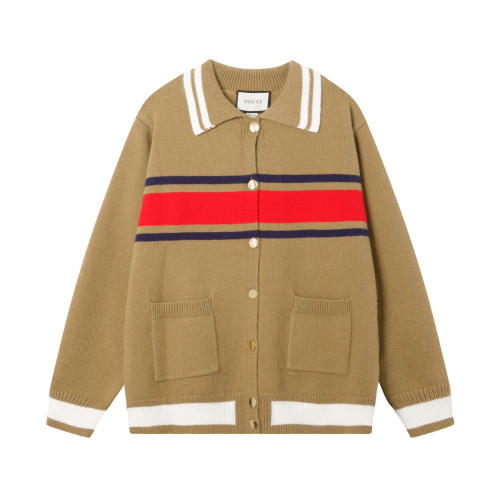 Gucci Cardigan Men Womens Knit Cardigan Luxury Brand Womens Knitwear Top Quality Whatsapp【+1-3239614486】