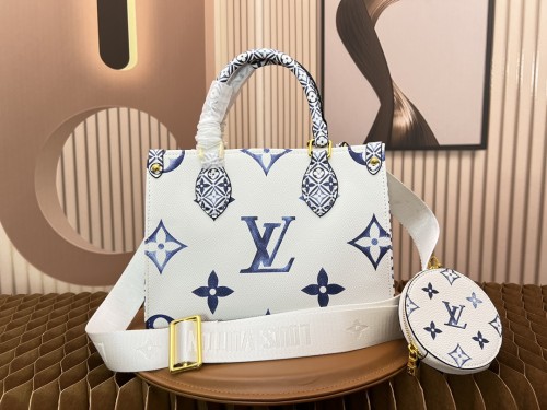 Louis Vuitton Womens Bags Handbags Luxury Brand LV ONTHEGO PM M58956 Handbags for Women with Original Box Whatsapp【+1-3239614486】