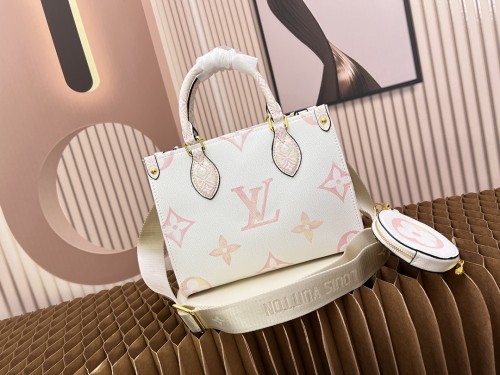 Louis Vuitton Womens Bags Handbags Luxury Brand LV ONTHEGO PM M58956 Handbags for Women with Original Box Whatsapp【+1-3239614486】