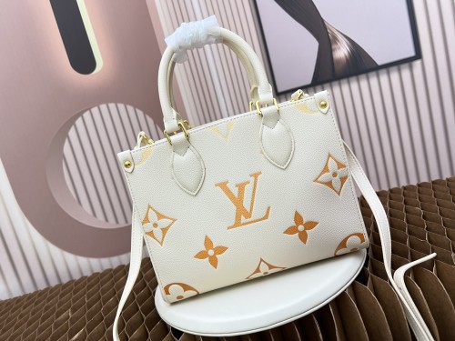 Louis Vuitton Womens Bags Handbags Luxury Brand LV ONTHEGO PM M58956 Handbags for Women with Original Box Whatsapp【+1-3239614486】