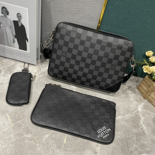Louis Vuitton Mens Shoulder Bags Luxury Brand Fashion Type Trio Messenger M21396 with Original Box Whatsapp 【+1-3239614486】