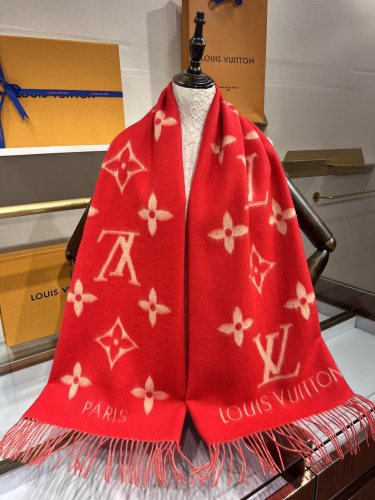 Louis Vuitton Scarves Men Womens Fashion Scarf with Original Box Whatsapp【+1-3239614486】