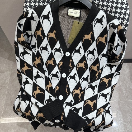 Gucci Cardigan Men Womens Knit Cardigan Luxury Brand Womens Knitwear Top Quality Whatsapp【+1-3239614486】