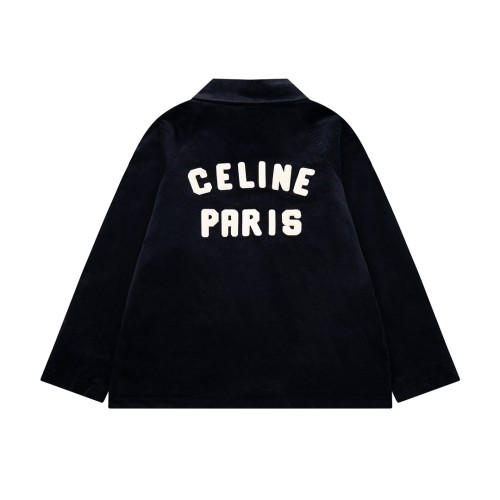 Celine Womens Coat Luxury Brand Mens Shirt Jacket Top Quality Whatsapp 【+1-3239614486】