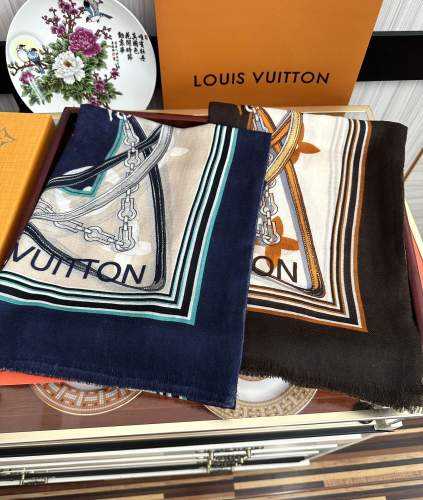 Louis Vuitton Scarves Womens Fashion Scarf with Original Box Whatsapp【+1-3239614486】