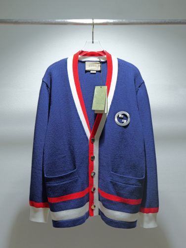 Gucci Cardigan Men Womens Knit Cardigan Luxury Brand Womens Knitwear Top Quality Whatsapp【+1-3239614486】