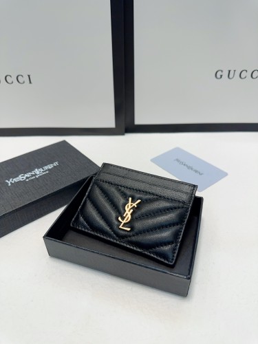 Saint Laurent YSL Fashion Womens Mens Card Holder with Original Box Whatsapp【+1-3239614486】