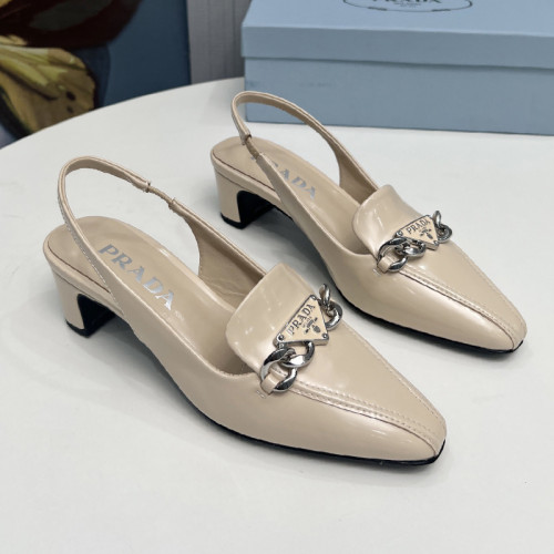 Prada Womens Shoes Sandals Casual Luxury Brand Pumps 4.5cm Heel with Original Box Whatsapp【+1-3239614486】