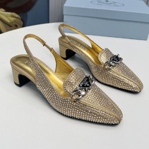 Prada Womens Shoes Sandals Casual Luxury Brand Pumps 4.5cm Heel with Original Box Whatsapp【+1-3239614486】