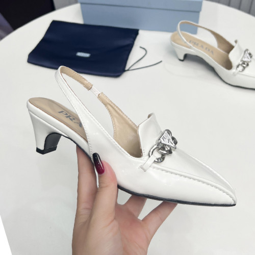 Prada Womens Shoes Sandals Casual Luxury Brand Pumps 4.5cm Heel with Original Box Whatsapp【+1-3239614486】