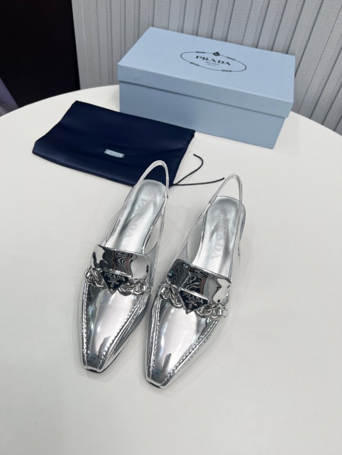 Prada Womens Shoes Sandals Casual Luxury Brand Pumps 4.5cm Heel with Original Box Whatsapp【+1-3239614486】