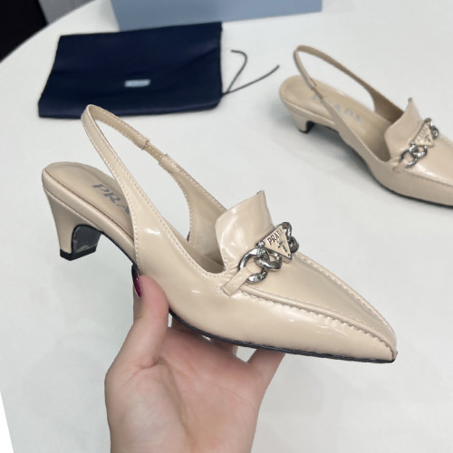 Prada Womens Shoes Sandals Casual Luxury Brand Pumps 4.5cm Heel with Original Box Whatsapp【+1-3239614486】