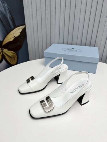 Prada Womens Shoes Sandals Casual Luxury Brand Pumps 8.5cm Heel with Original Box Whatsapp【+1-3239614486】