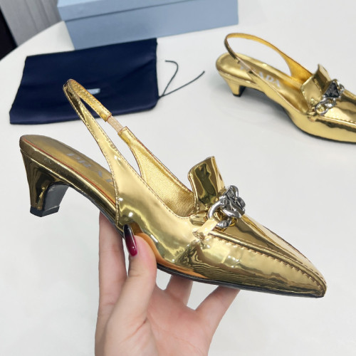 Prada Womens Shoes Sandals Casual Luxury Brand Pumps 4.5cm Heel with Original Box Whatsapp【+1-3239614486】