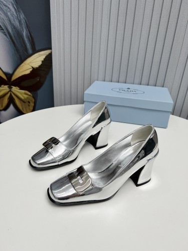 Prada Womens Shoes Casual Luxury Brand Pumps 8.5cm Heel with Original Box Whatsapp【+1-3239614486】