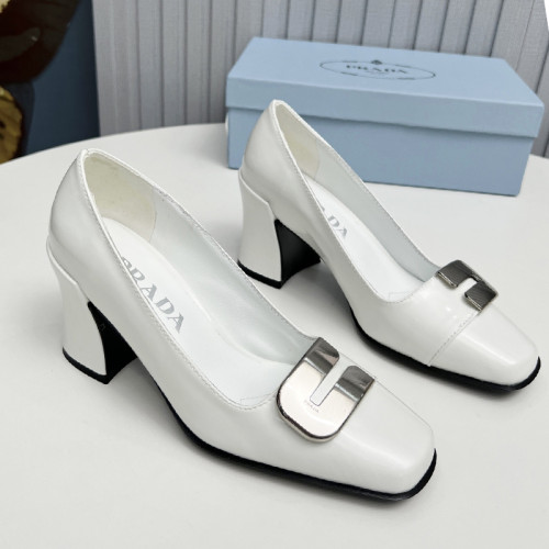 Prada Womens Shoes Casual Luxury Brand Pumps 8.5cm Heel with Original Box Whatsapp【+1-3239614486】
