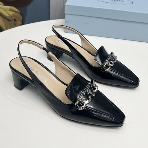 Prada Womens Shoes Sandals Casual Luxury Brand Pumps 4.5cm Heel with Original Box Whatsapp【+1-3239614486】