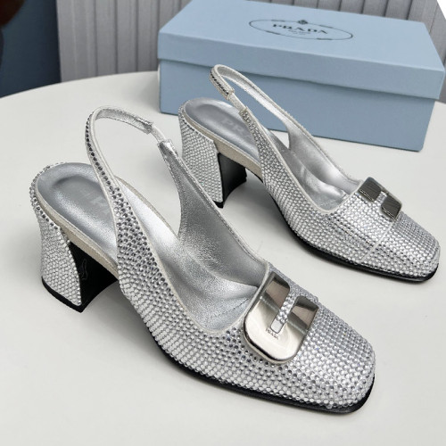 Prada Womens Shoes Sandals Casual Luxury Brand Pumps 8.5cm Heel with Original Box Whatsapp【+1-3239614486】