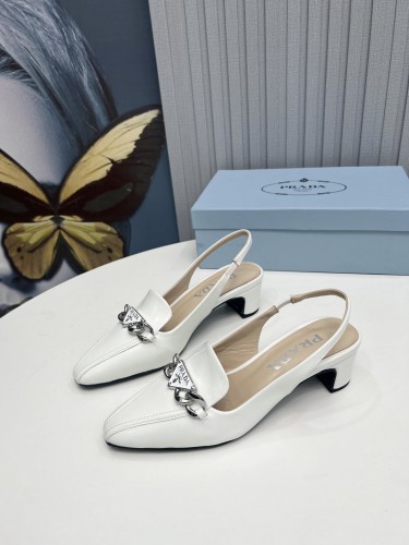Prada Womens Shoes Sandals Casual Luxury Brand Pumps 4.5cm Heel with Original Box Whatsapp【+1-3239614486】