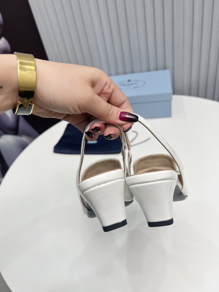 Prada Womens Shoes Sandals Casual Luxury Brand Pumps 4.5cm Heel with Original Box Whatsapp【+1-3239614486】